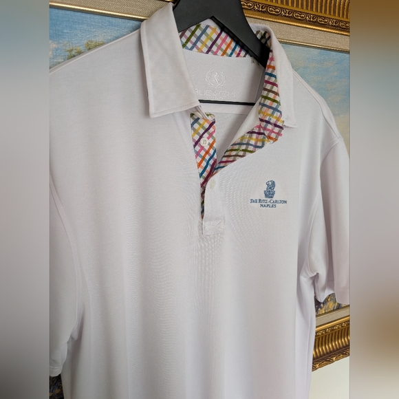 Bugatchi Other - Bugatchi Ritz Naples White Polo Shirt
